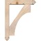 Ekena Millwork Westlake Arts and Crafts Smooth Bracket w/ Offset Brace, Douglas Fir, 5 1/2"W x 26"D x 34"H BKT0604X26X34WTL03SDF - alternate 3